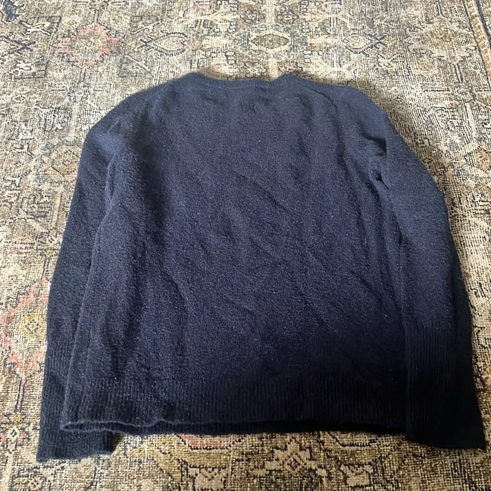 Hugo Guinness J. Crew Crewneck Bliss Sweater Small Wool Blue
